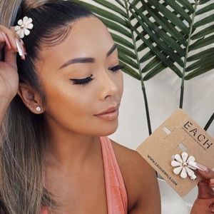 eachjewel hair flower clips